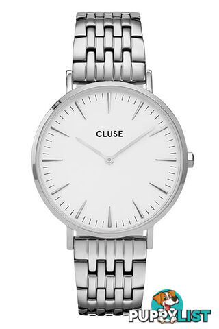 Cluse La Boheme Silver White/Silver Link Watch CW0101201023 - 8719743375130