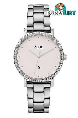 Cluse Le Couronnement Silver/Winter White Silver Link Watch CW0101209008 - 8719743375208