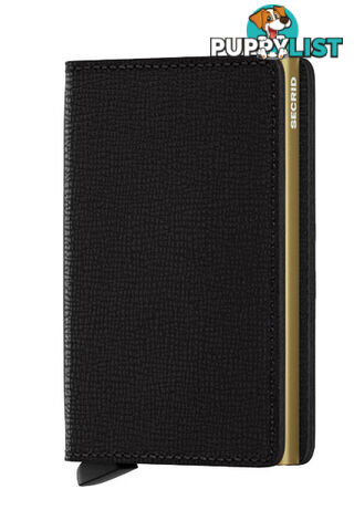 Secrid Slimwallet Crisple Black-Gold Wallet SC5564