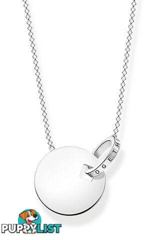 Thomas Sabo Necklace Large Together Coin With Silver-coloured Ring TKE1948 - 4051245475661