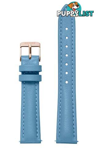 Cluse 16mm Watch Strap Retro Blue/Rose Gold CLS366 - 8718924597460