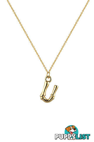 Zahar Letter U Necklace ZN0010U