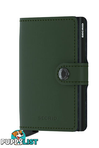 Secrid Miniwallet Matte Green-Black Wallet SC5847