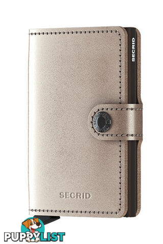 Secrid Miniwallet Metallic Champagne Wallet SC6196