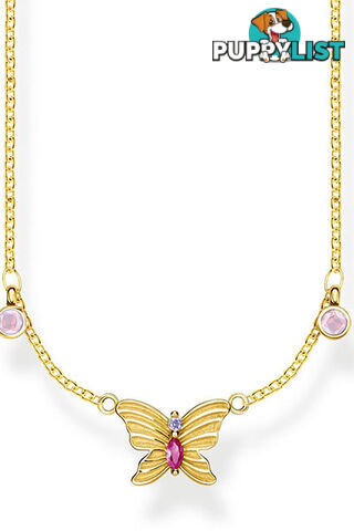 Thomas Sabo Necklace Butterfly Gold TKE1951Y - 4051245475630