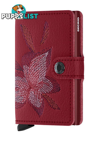 Secrid Miniwallet Stitch Magnolia Rosso Wallet SC6370