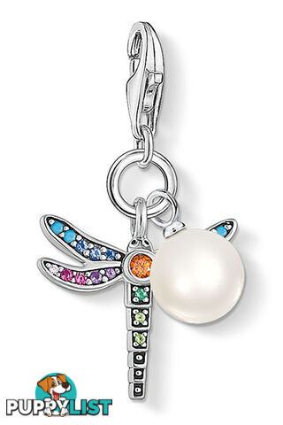 Thomas Sabo Charm Pendant Dragonfly Silver With Pearl CC1833 - 4051245477375