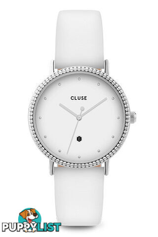 Cluse Le Couronnement Silver White/White Watch CL63003 - 8719743372153