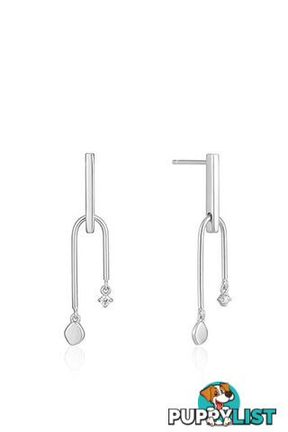 Ania Haie Double Drop Stud Earrings E023-19H - 5052469003516