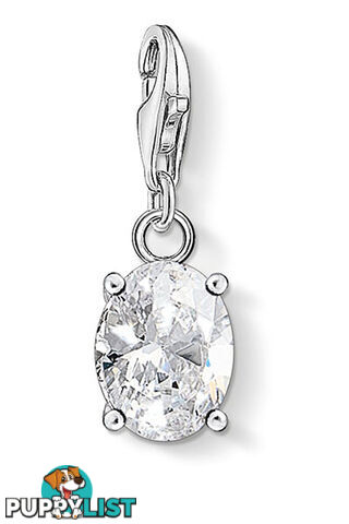 Thomas Sabo Charm Pendant White Stone Oval CC1847 - 4051245477511