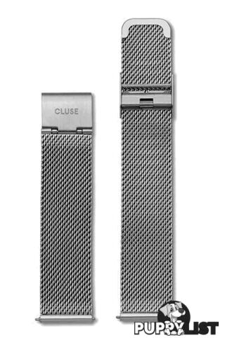 Cluse 18mm Watch Strap Mesh Silver CS1401101008 - 8719743374355