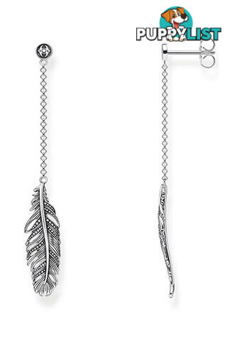 Thomas Sabo Earrings Feather TH2109 - 4051245476149