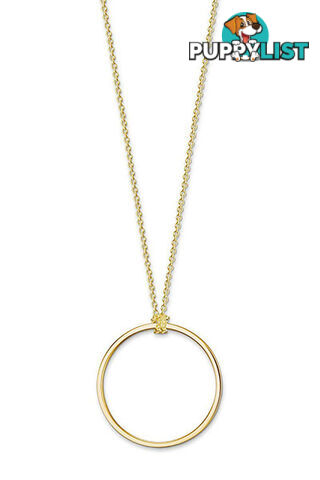 Thomas Sabo Charm Necklace Circle Gold CX0252Y-90 - 4051245375725