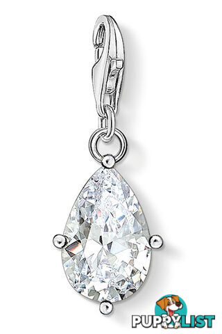 Thomas Sabo Charm Pendant White Stone Droplet CC1848 - 4051245477528