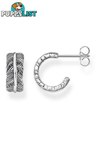 Thomas Sabo Hoop Earrings Feather TCR653 - 4051245476088