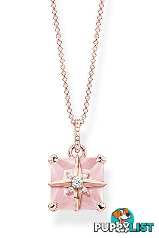 Thomas Sabo Necklace Pink Stone With Star TKE1953RQ - 4051245475609