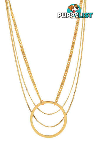 Dansk Copenhagen Infinity Multi Gold Necklace 9C6483