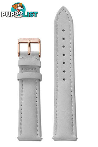 Cluse 18mm Watch Strap Grey/Rose Gold CLS019 - 8718924592335