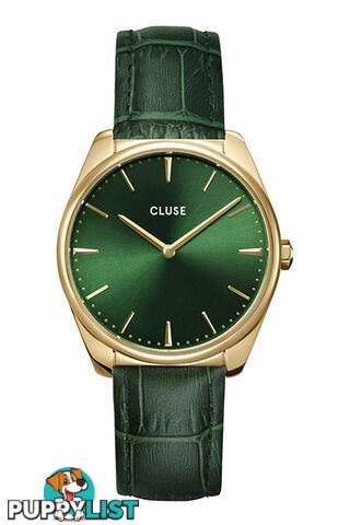 Cluse Feroce Gold Forest Green/Forest Green Croc Watch CW0101212006 - 8719743376267