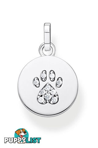 Thomas Sabo Pendant Disc Paw Cat Silver TPE882 - 4051245475760