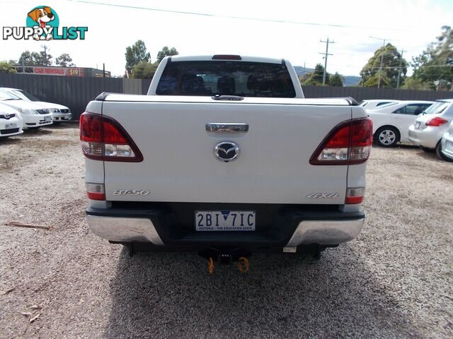 2016 MAZDA BT-50 XTR UR0YG1 UTILITY