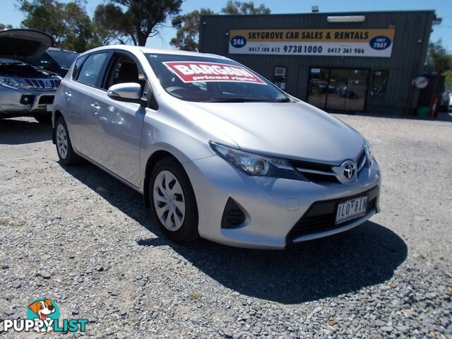 2013 TOYOTA COROLLA ASCENT ZRE182R HATCHBACK