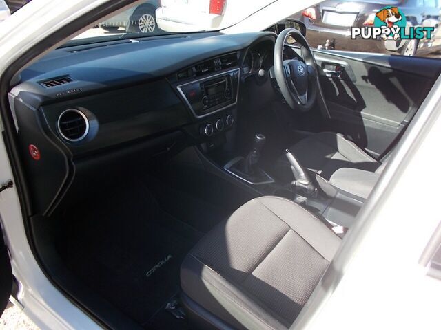 2015 TOYOTA COROLLA ASCENT ZRE182R HATCHBACK