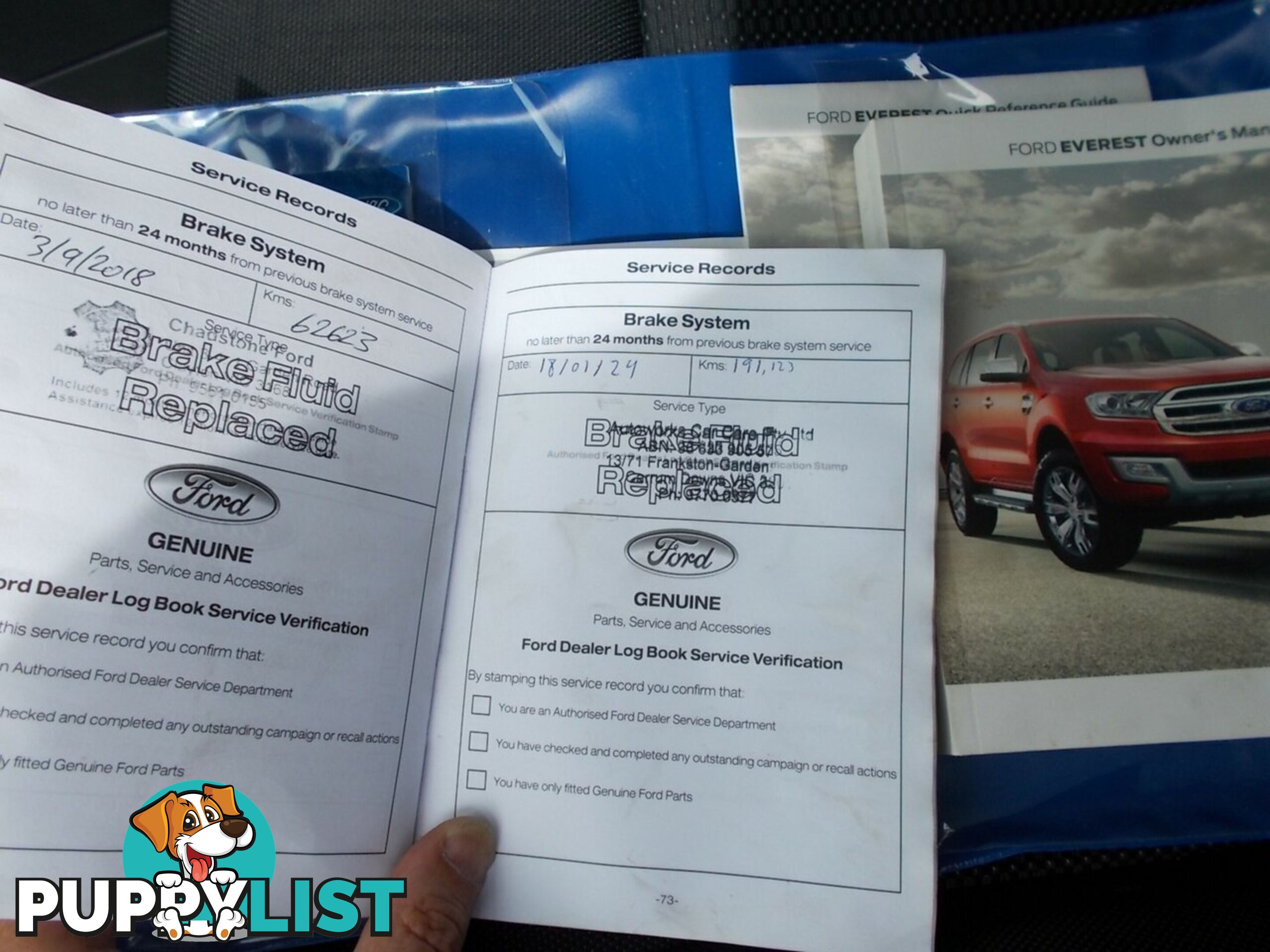 2015 FORD EVEREST TREND UA SUV