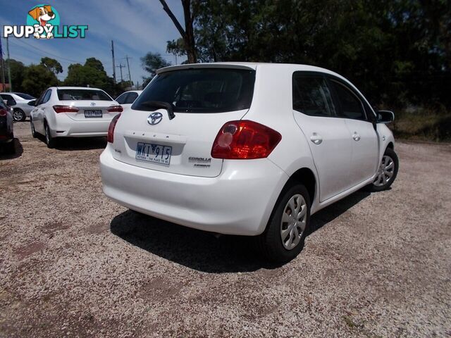 2008 TOYOTA COROLLA ASCENT ZRE152R HATCHBACK