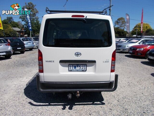 2016 TOYOTA HIACE LWB KDH201R VAN