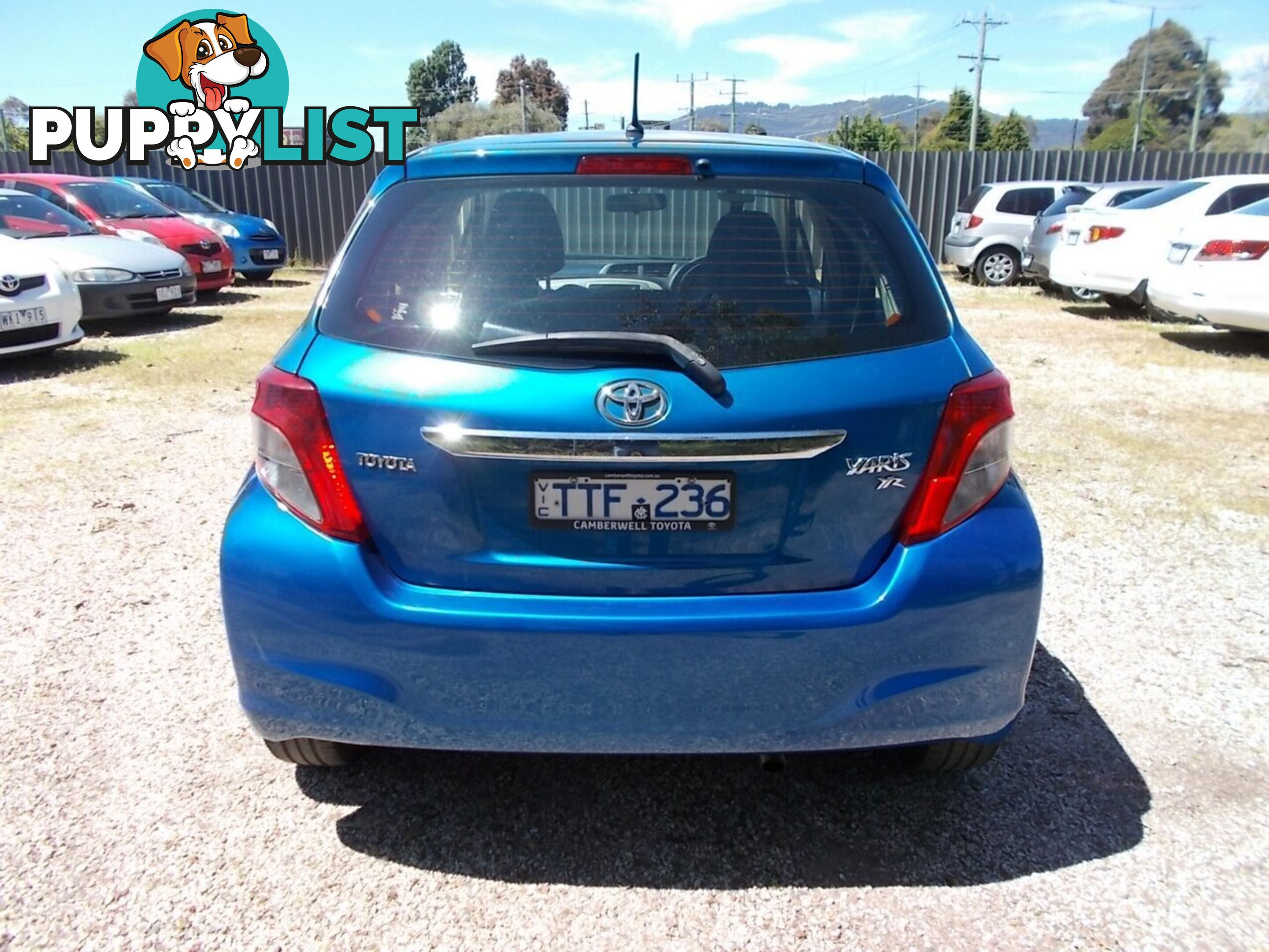 2012 TOYOTA YARIS YR NCP130R HATCHBACK