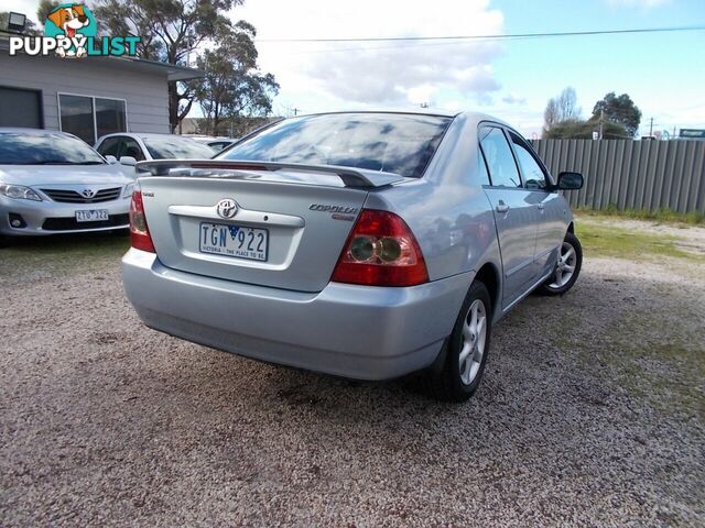 2004 TOYOTA COROLLA ASCENT ZZE122R SEDAN