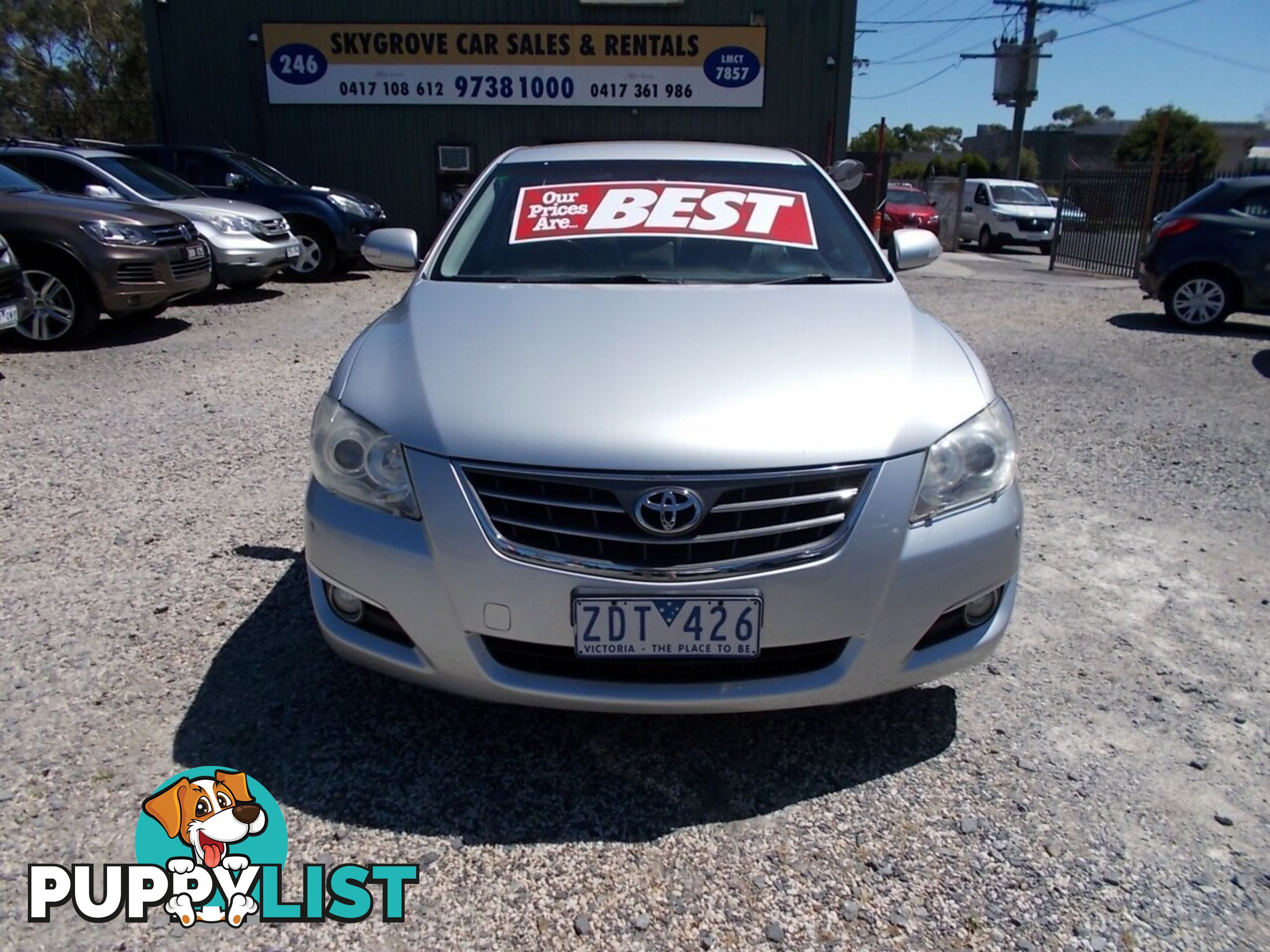 2008 TOYOTA AURION PRODIGY GSV40R SEDAN