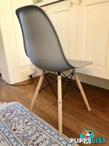 💺SAVE$100. 4 X MCM-style Slate Grey Replica Eames DSW Eiffel Tower Dining Chairs