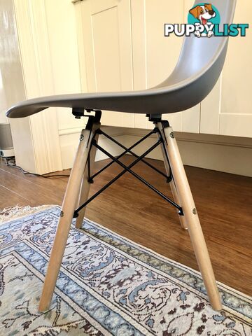 💺SAVE$100. 4 X MCM-style Slate Grey Replica Eames DSW Eiffel Tower Dining Chairs