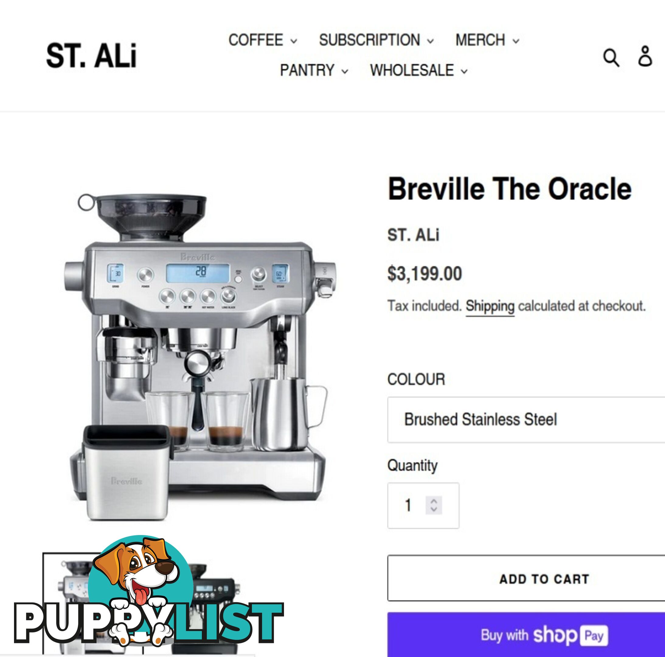 Breville the Oracle Stainless Steel Espresso Coffee Machine Excellent