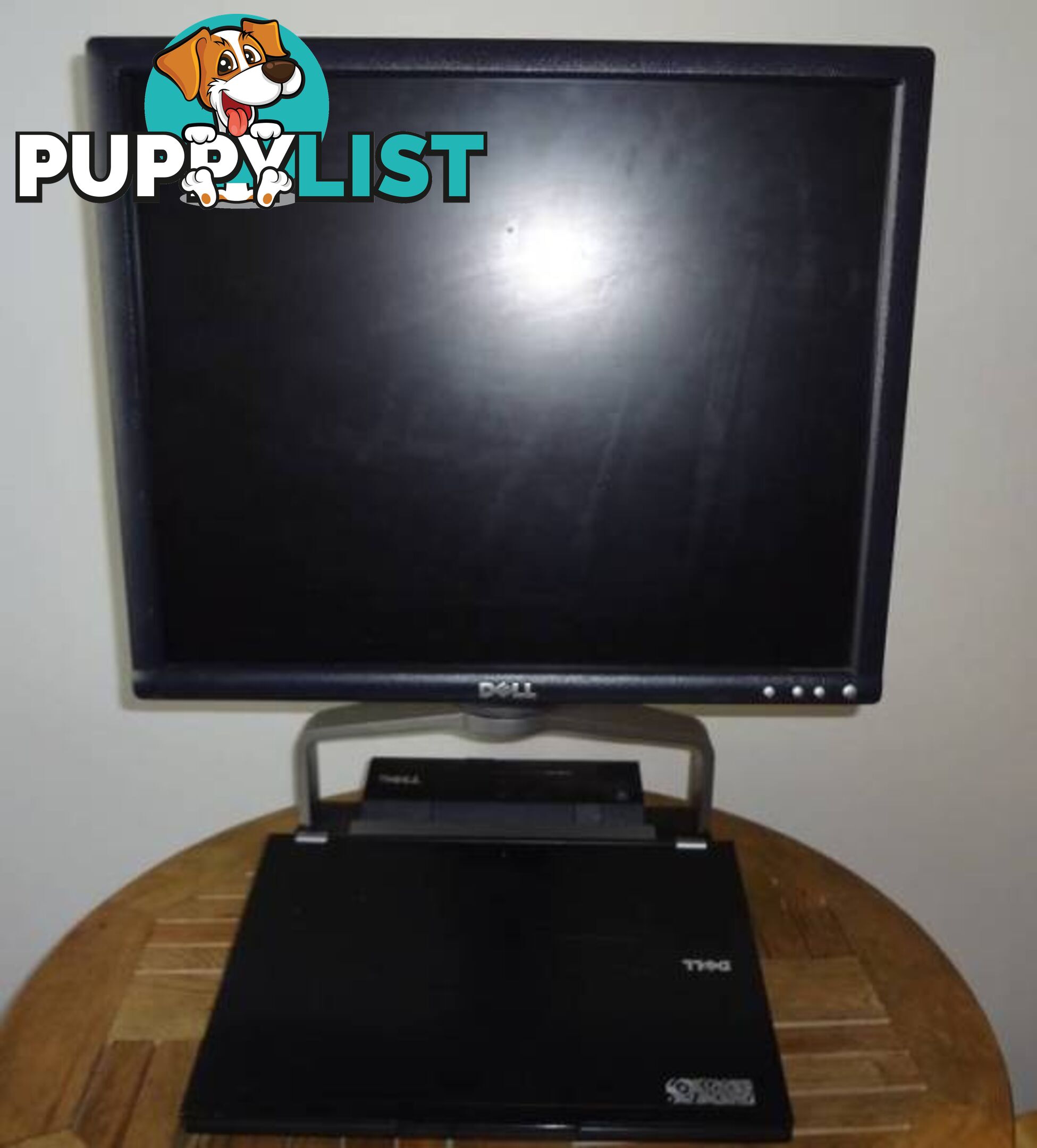 HP WiFi LAPTOP, DOCK, 19" MONITOR etc.