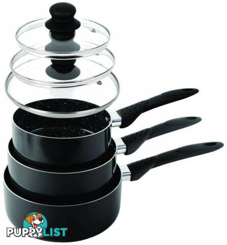 STONECHEF 6pce POT SET (new)