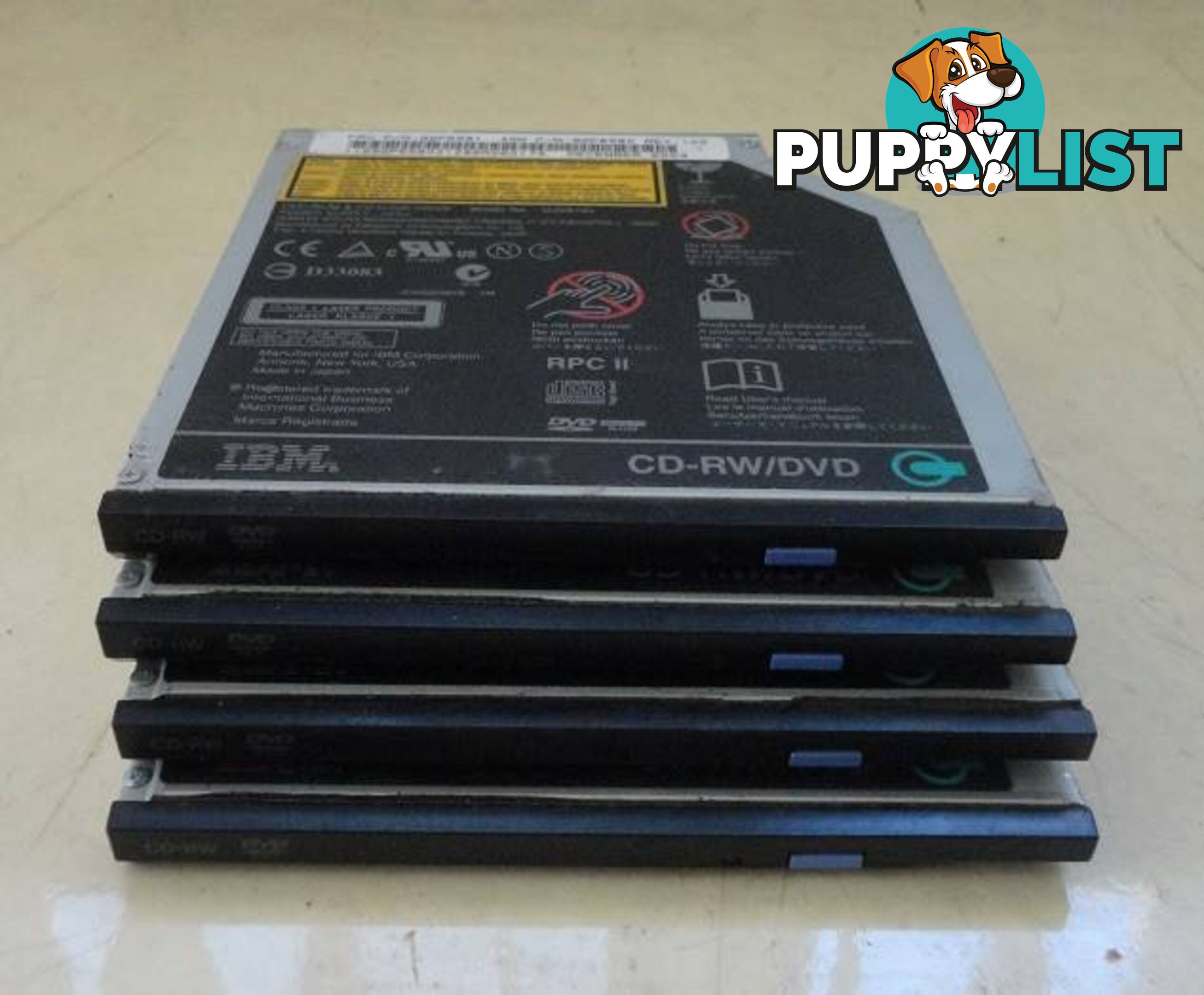 IBM LAPTOP CD - RW /DVD DRIVES (4)