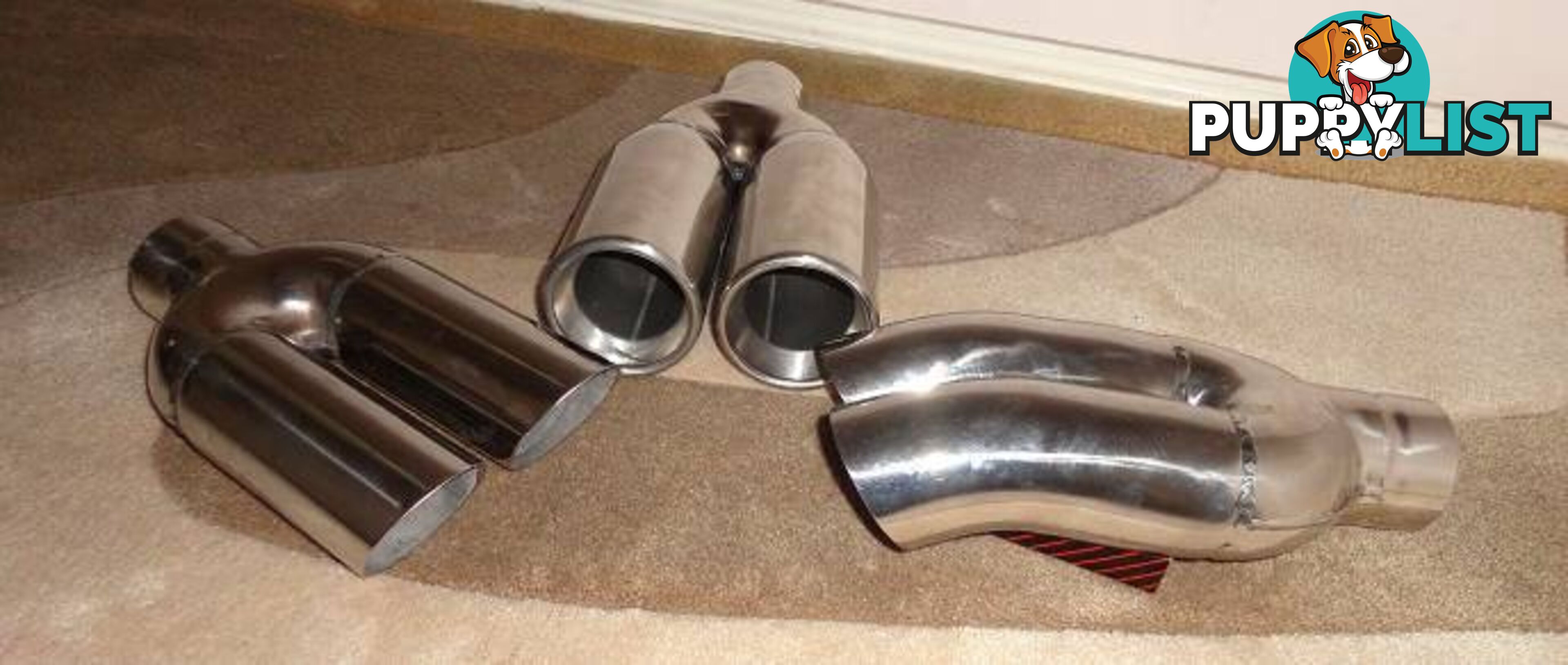 POLISHED STAINLESS STEEL MUFFLERS. From: $50.