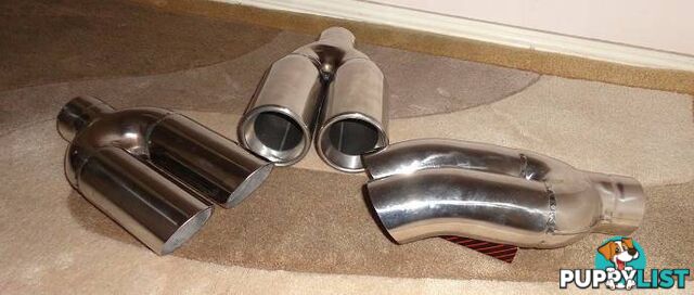 POLISHED STAINLESS STEEL MUFFLERS. From: $50.