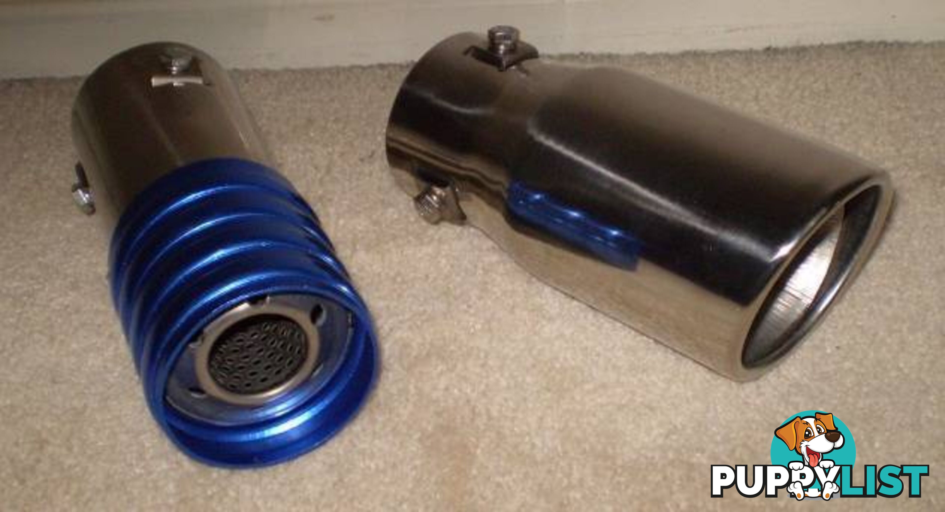 POLISHED STAINLESS STEEL MUFFLERS. From: $50.