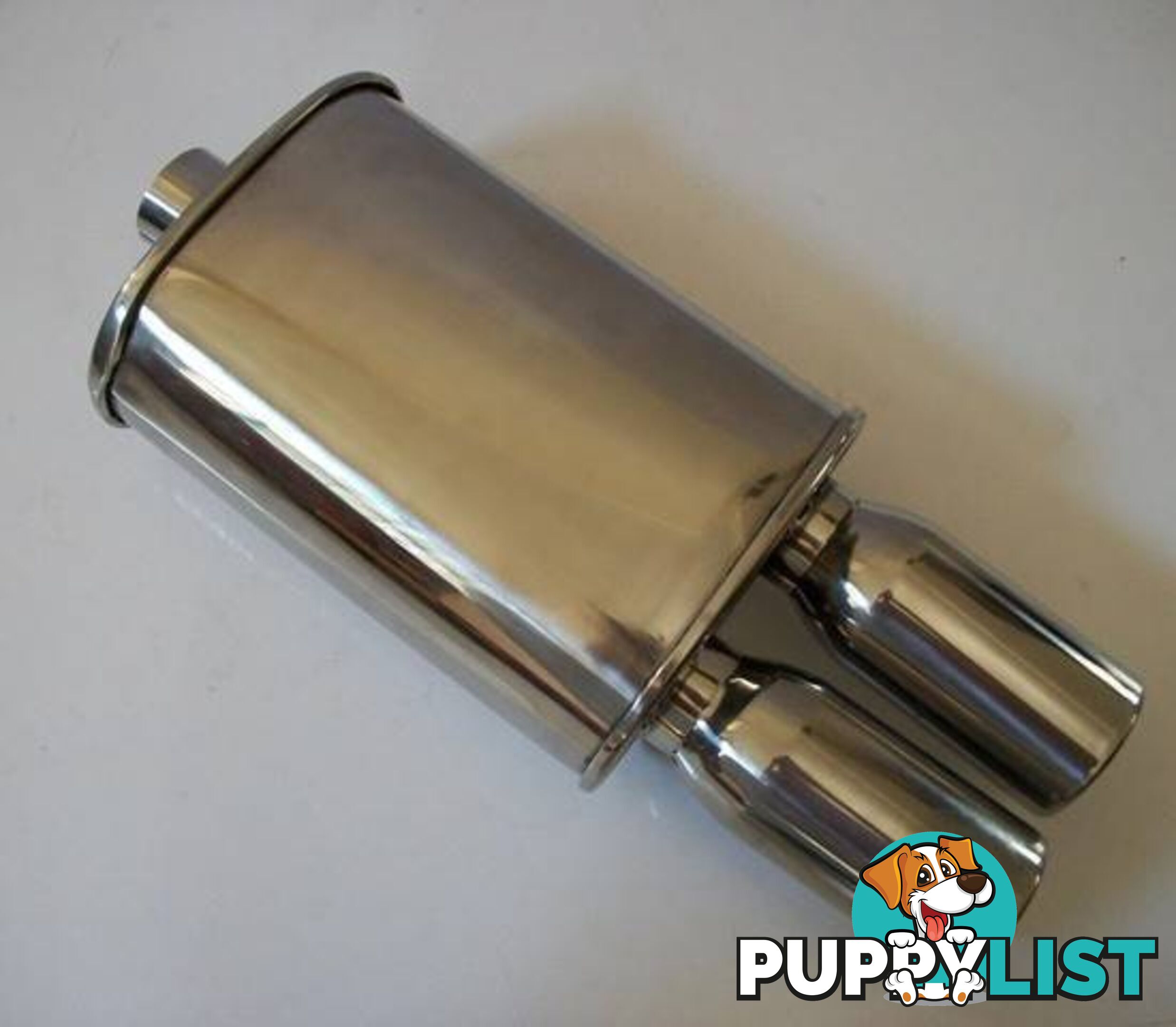 POLISHED STAINLESS STEEL MUFFLERS. From: $50.