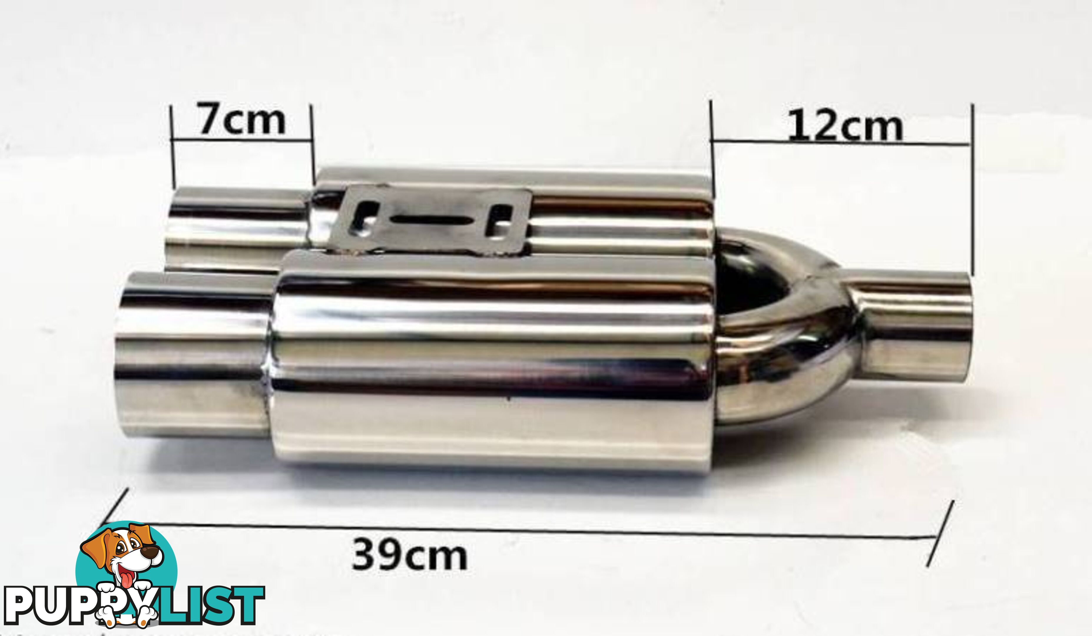 POLISHED STAINLESS STEEL MUFFLERS. From: $50.