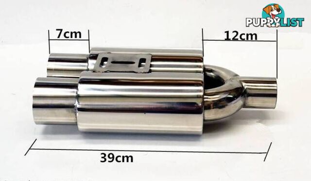 POLISHED STAINLESS STEEL MUFFLERS. From: $50.