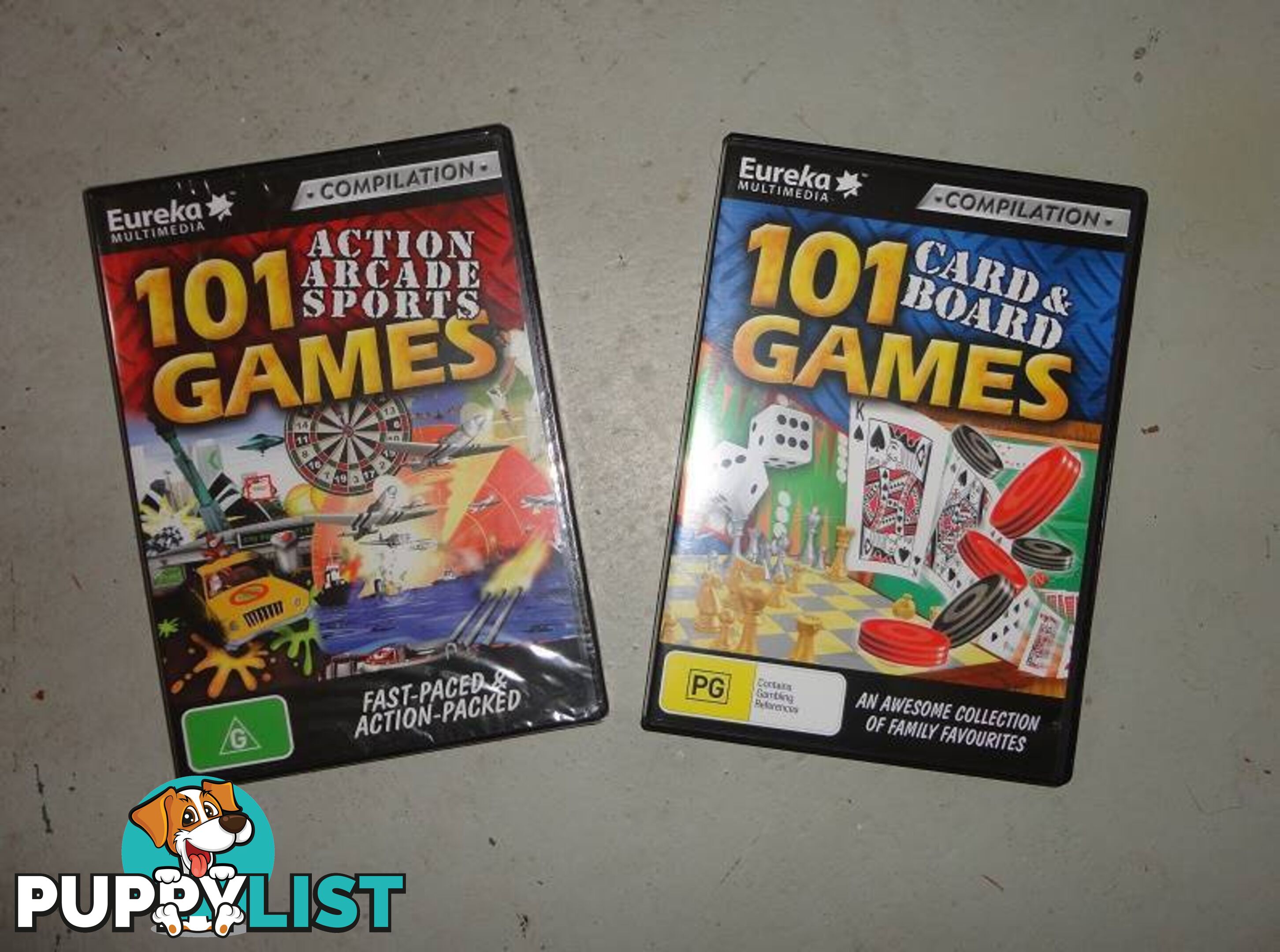 CARD AND BOARD GAME DVDs (2)