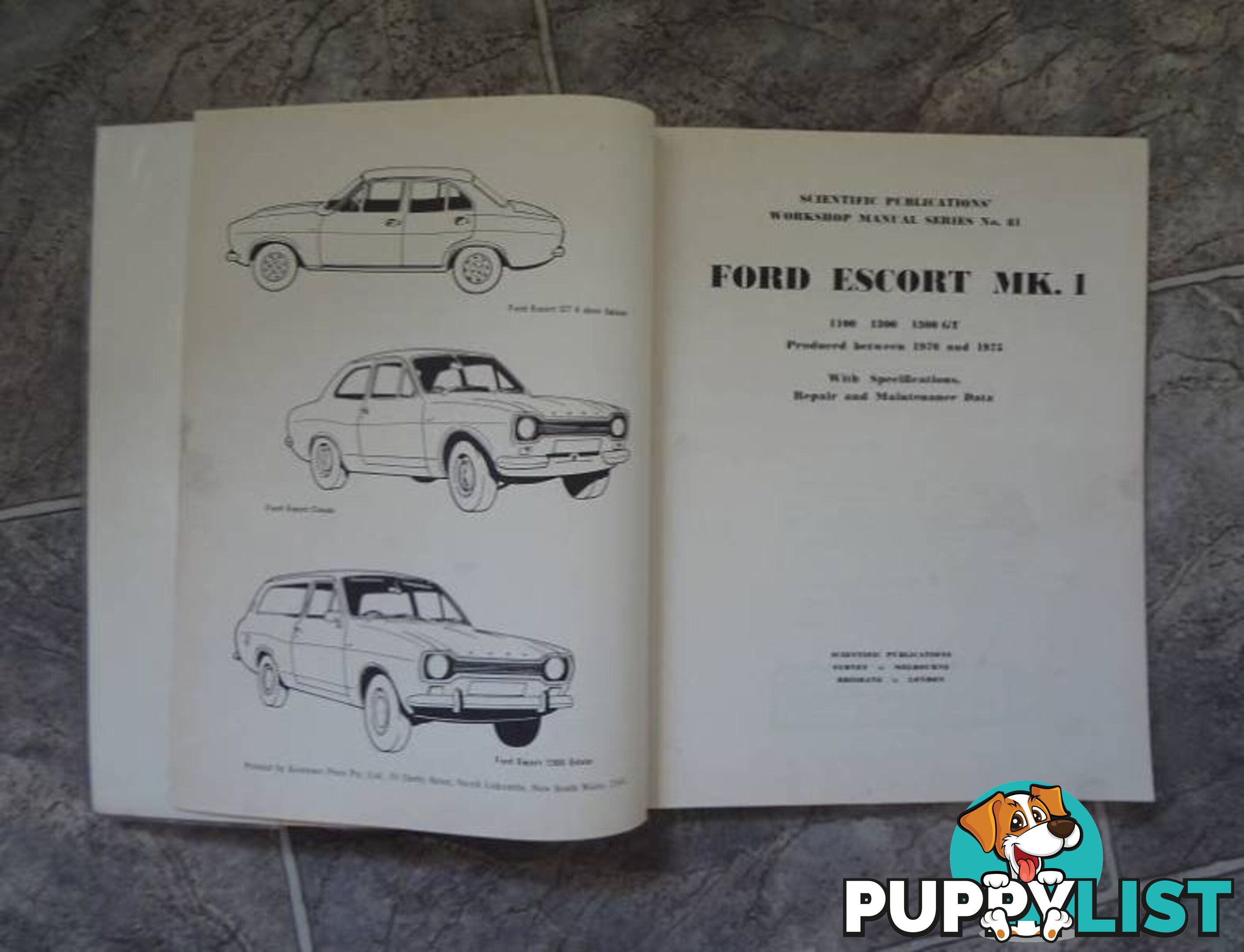 FORD ESCORT PARTS