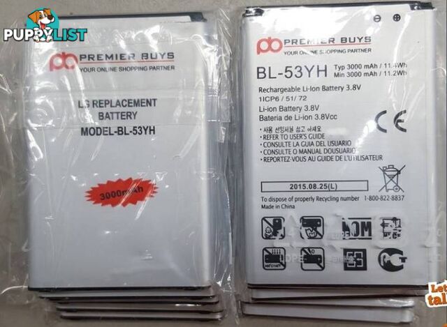 LG MOBILE PHONE REPLACEMENT BATTERIES (5)