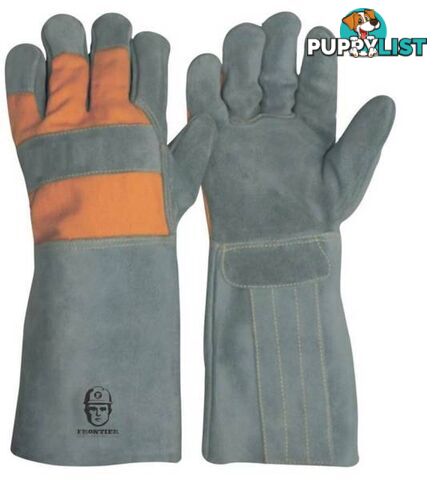 LEATHER COTTON LINED WELDERS GLOVES (2 STYLES)