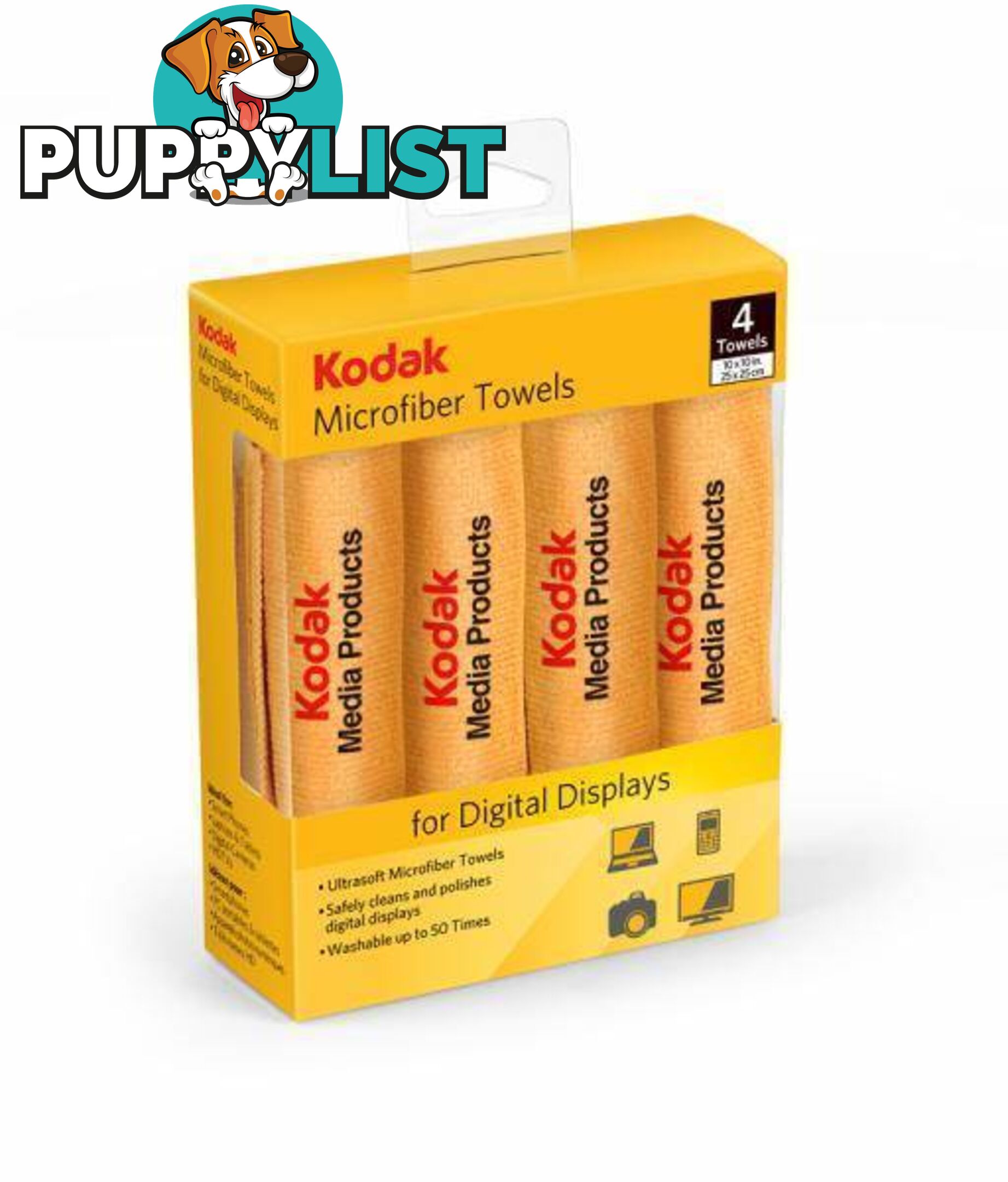 KODAK MICROFIBRE CLEANING TOWELS (new)